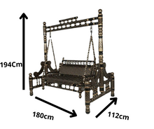 Load image into Gallery viewer, luxurious Antique wooden Sankheda Swing | Swing India