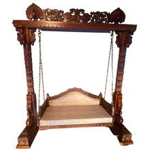 Load image into Gallery viewer, Big Carving Peacock Swing