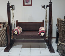 Load image into Gallery viewer, Handcrafted Teak Wood Sangar Swing | Swing India
