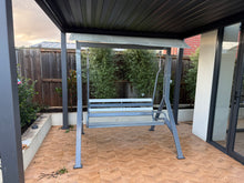 Load image into Gallery viewer, Banny 3 seatet metal swing – Grey