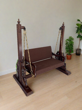 Load image into Gallery viewer, Peacock wooden swing