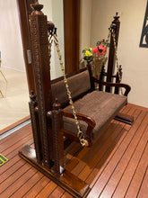 Load image into Gallery viewer, Handcrafted Teak Wood Sangar Swing | Swing India