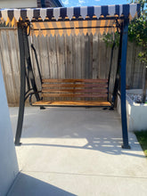 Load image into Gallery viewer, Adam Teak Wood Seat – Black