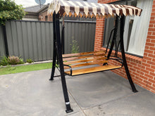 Load image into Gallery viewer, Adam Teak Wood Seat – Black