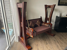 Load image into Gallery viewer, Curved Wooden Swing