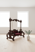 Load image into Gallery viewer, Free Standing Akashiya Wood Big Swing with cream Cushion