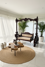 Load image into Gallery viewer, Free Standing Akashiya Wood Big Swing with cream Cushion
