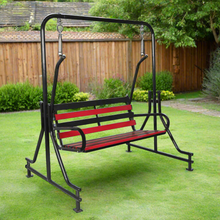 Load image into Gallery viewer, Arial Galvanise Seat – Red & Black