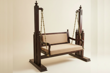 Load image into Gallery viewer, Handcrafted Teak Wood Sangar Swing | Swing India