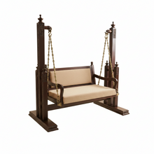 Load image into Gallery viewer, Handcrafted Teak Wood Sangar Swing | Swing India