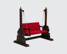 Load image into Gallery viewer, Peacock wooden swing