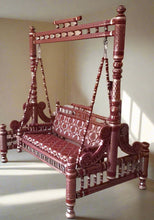 Load image into Gallery viewer, luxurious Antique wooden Sankheda Swing | Swing India