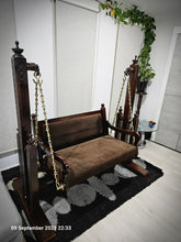 Load image into Gallery viewer, Handcrafted Teak Wood Sangar Swing | Swing India
