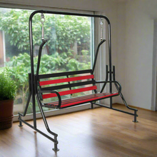 Load image into Gallery viewer, Arial Galvanise Seat – Red & Black