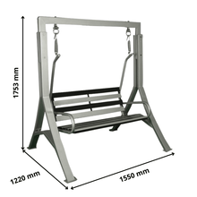 Load image into Gallery viewer, Banney Metal Seat – Gray