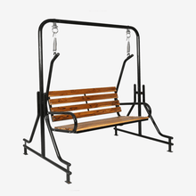 Load image into Gallery viewer, Arial Teak Wood Seat – Black