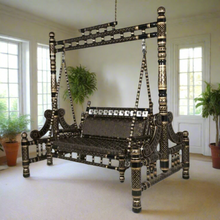 Load image into Gallery viewer, Antique Sankheda Swing with Cushion
