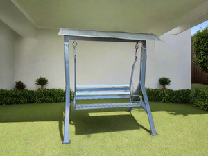 Banny 3 seatet metal swing – Grey