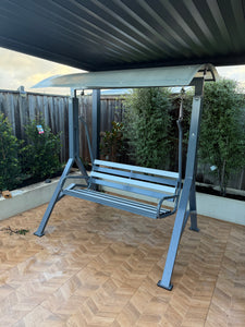 Banny 3 seatet metal swing – Grey