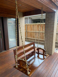 SAAG Wood light Polish Hanging Swing