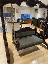 Load image into Gallery viewer, Free Standing Akashiya Wood Big Swing with  cream Cushion
