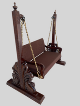 Load image into Gallery viewer, Peacock wooden swing
