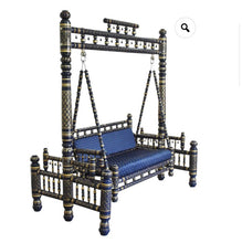 Load image into Gallery viewer, Antique Sankheda Swing with Cushion
