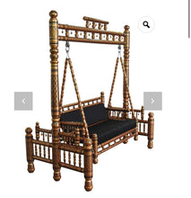 Load image into Gallery viewer, Antique Sankheda Swing with Cushion
