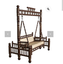 Load image into Gallery viewer, Antique Sankheda Swing with Cushion
