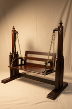 Load image into Gallery viewer, Handcrafted Wooden Swing Seat – Traditional Indian Jhula  | Swing India Australia
