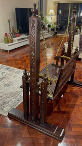 Handcrafted Wooden Swing Seat – Traditional Indian Jhula  | Swing India Australia
