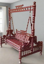 Load image into Gallery viewer, luxurious Antique wooden Sankheda Swing | Swing India
