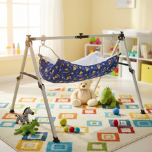 Load image into Gallery viewer, Baby swing  Ghodiya Ghodiyu Zula Square Pipe
