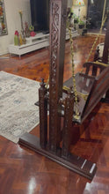 Load and play video in Gallery viewer, Handcrafted Wooden Swing Seat – Traditional Indian Jhula  | Swing India Australia
