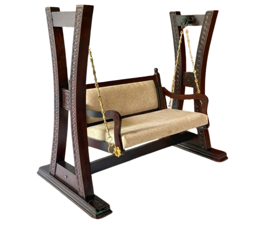 Curved  Wooden Swing