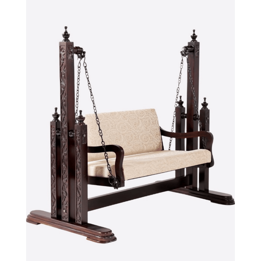 Handcrafted Teak Wood Sangar Swing | Swing India